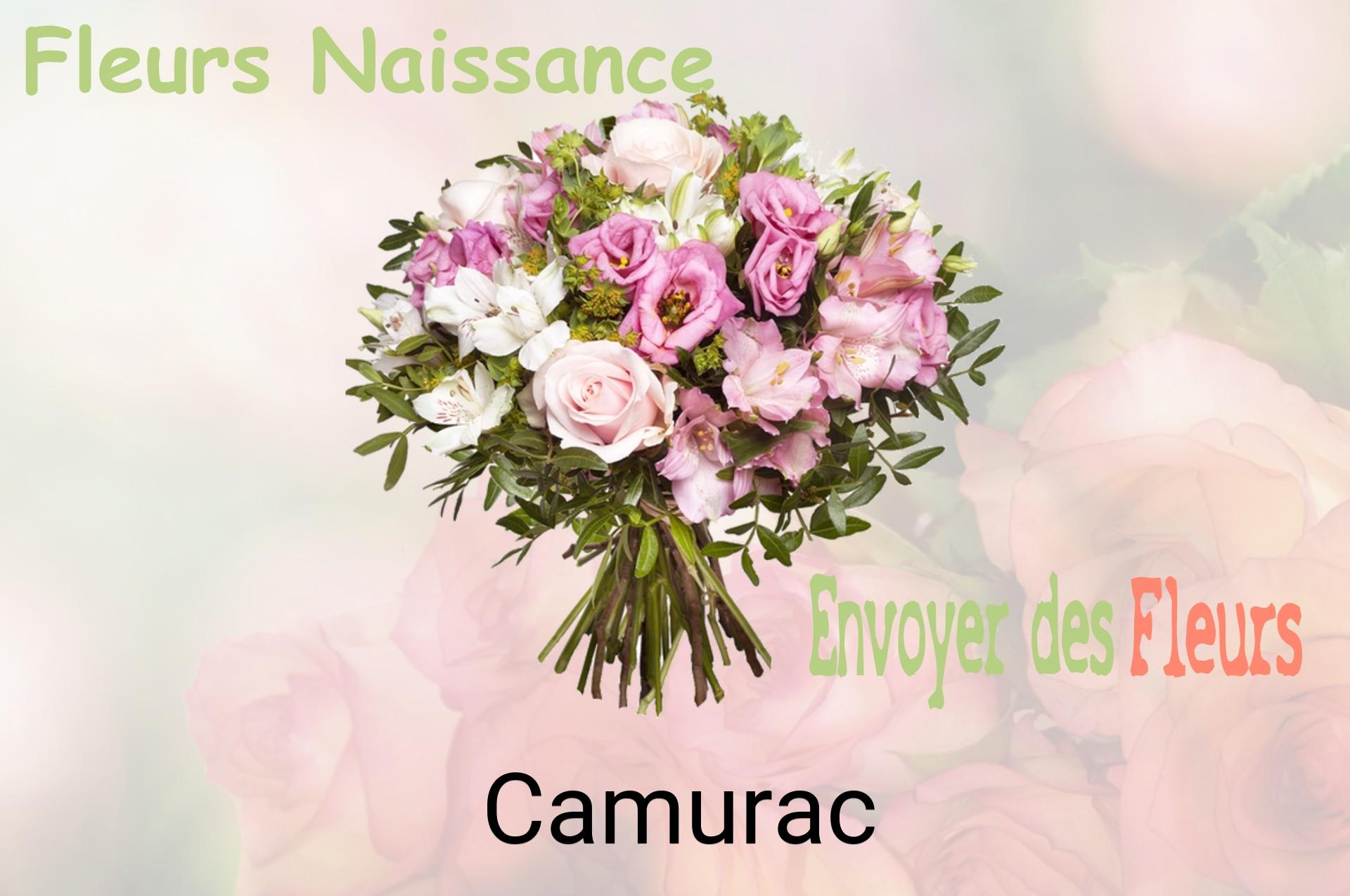 Bouquet de fleurs de naissance livré à Camurac